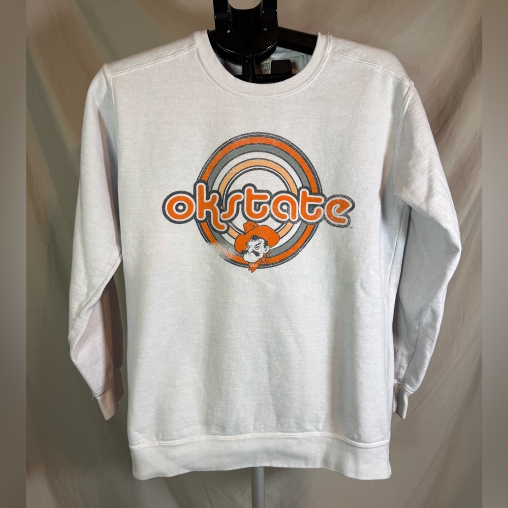 Oklahoma State Cowboys Vintage Days Perfect Crew Sweatshirt – Women's Small 🤠🧡
